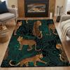 Leopard Carpet Door Mat & Bathroom Mat, Custom Your Photo - Living Room & Bedroom Sofa Decoration Carpet, Non-Slip Floor Mat