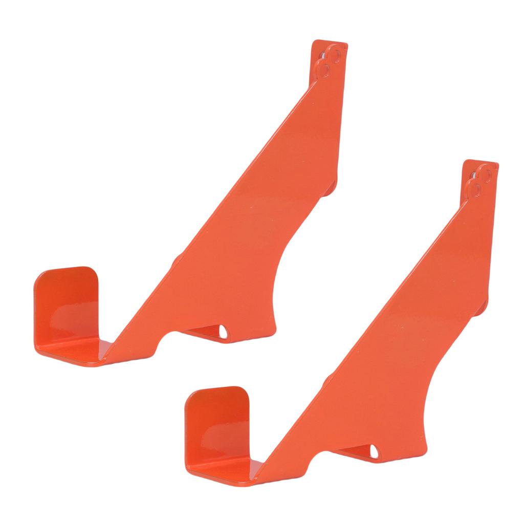 2Pcs Chainsaw Hanger Wall Mount Rack 3 In 1 Heavy Duty Holder with Hook Garage Storage Shed