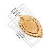 M-Modern-Leaf Texture Snack Plate Living Room Home Snack Tray Decorative Nut Plate Leaf Texture Alloy Crafts Snack Dish Gold 3PC