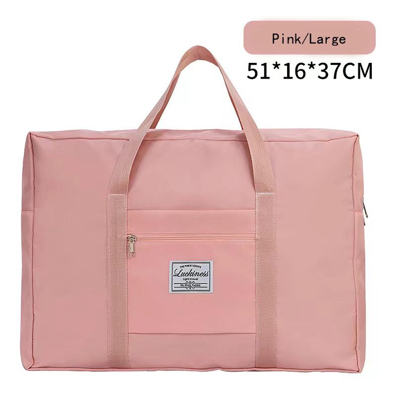 Travel Large Capacity Storage Bag Zipper Portable Luggage Bag Sports Bag Multifunctional Fitness Handbag