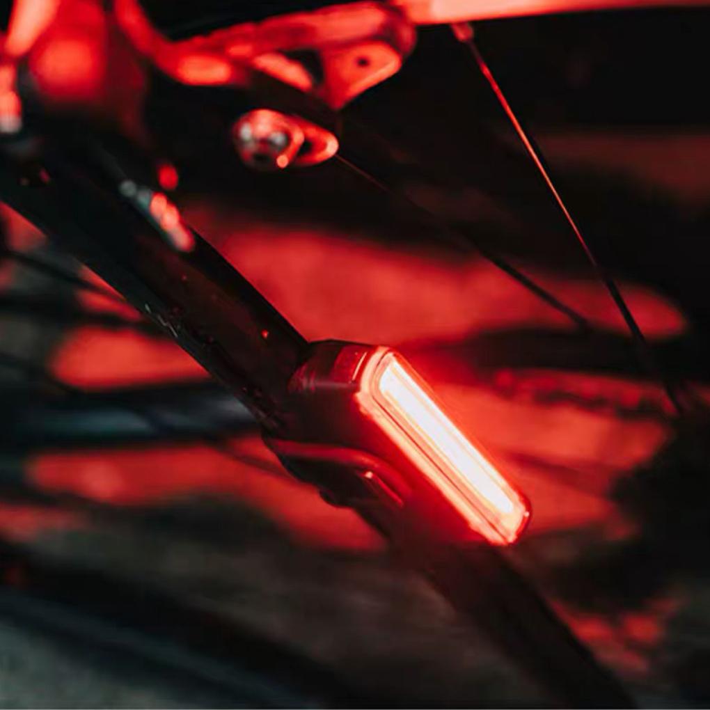 ABS Bicycle Rear Light Power Display High Transparency IPX6 Waterproof Auto Brake Sensing Bike Tail Lights