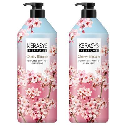 Kerasis Perfume Cherry Blossom Shampoo, 1L, 2 prodotti per la cura dei capelli coreani