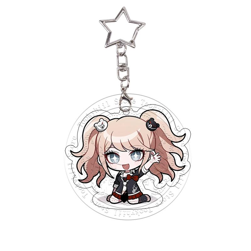 Danganronpa Acryl Schlüsselanhänger Toko Tsumiki Monokuma Exquisiter Schüler Anime Cartoon Taschenanhänger Chibi Dekor Zubehör Anhänger