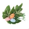6x Easter Eggs Napkin Rings Holder Greenery Holders Simple Centerpieces Table Decoration