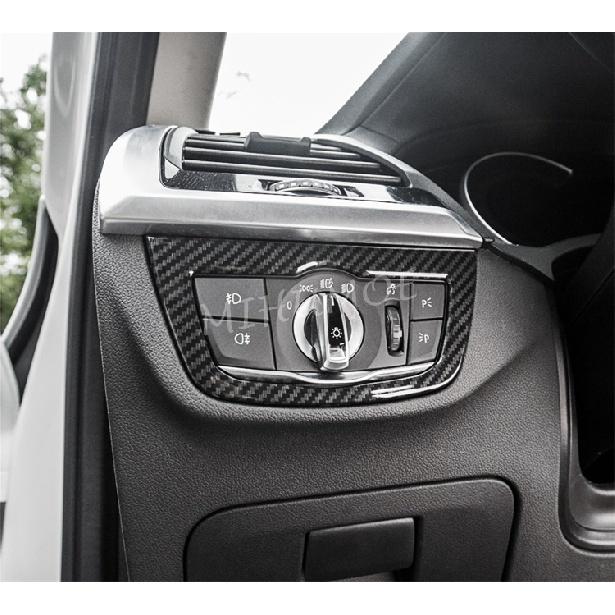 Carbon Fiber Interior Dashboard Switch Trims Surrounds For 2018-  2022 BMW X3 G01 X4