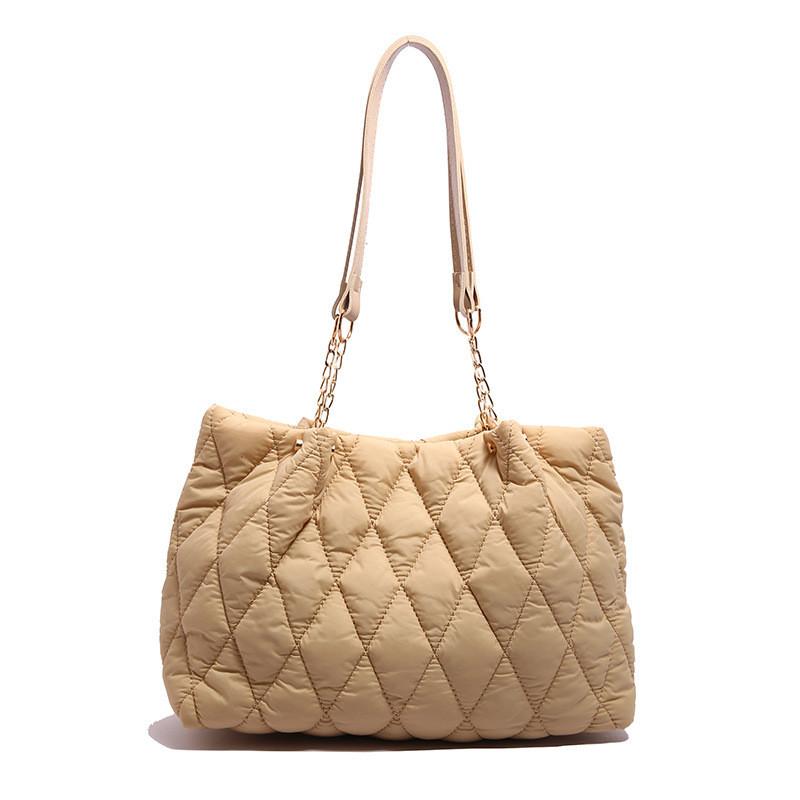 Trendy Lightweight Plaid Shoulder Tote Bag For Women Versatile For Daily Outfits