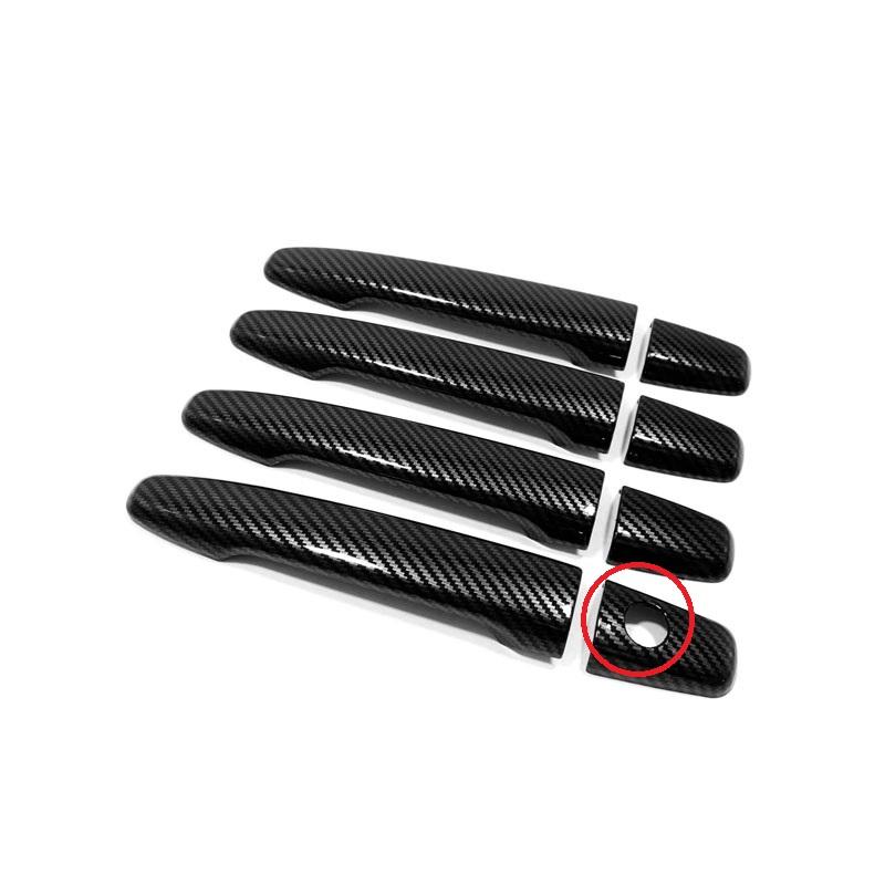 

Для Mitsubishi Outlander 3 PHEV 2018 аксессуары автомобильные ABS карбоновая дверная ручка чаша крышка накладка защитные наклейки 2016 Door Handle 01