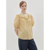 Cc Collect Ruffle Detail Wide Collar Blouse  C262msc136 