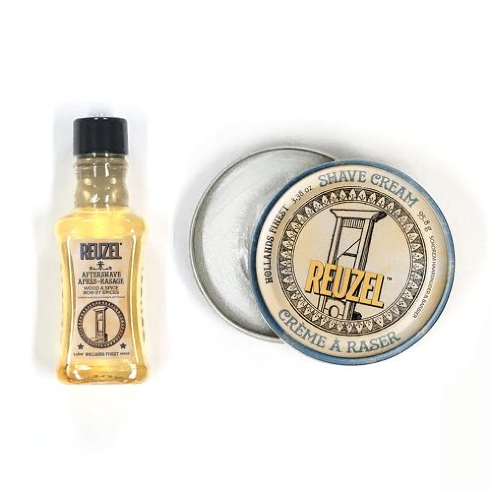 

Reuzel Aftershave Wood Scent + High Moisture Shaving Cream 3.38oz none