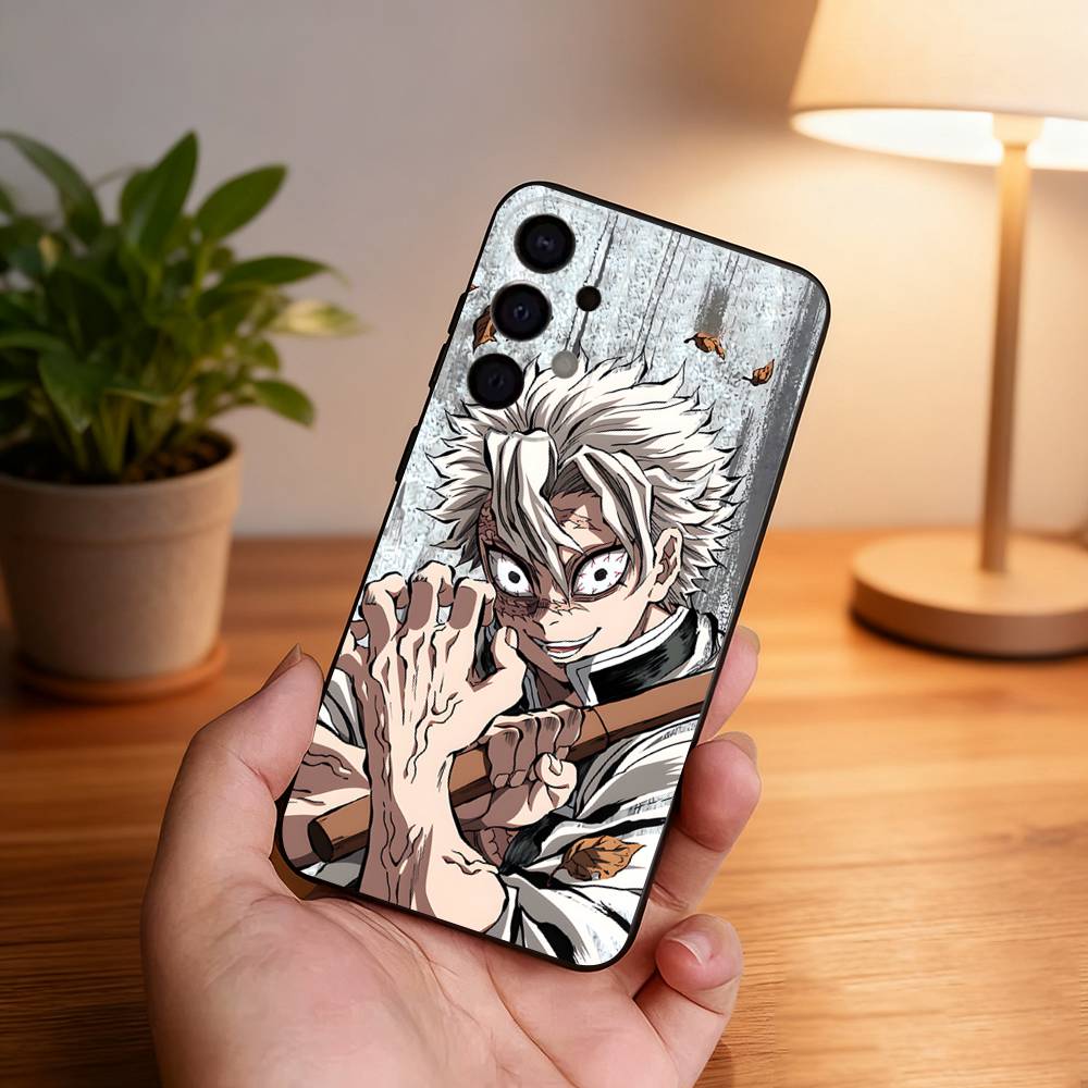 

Shinazugawa Sanemi Phone Case For Samsung S25,S24,S21,S22,S23,S30,Ultra,S20,Plus,Fe,Lite,5G Black Cover Samsung S235G