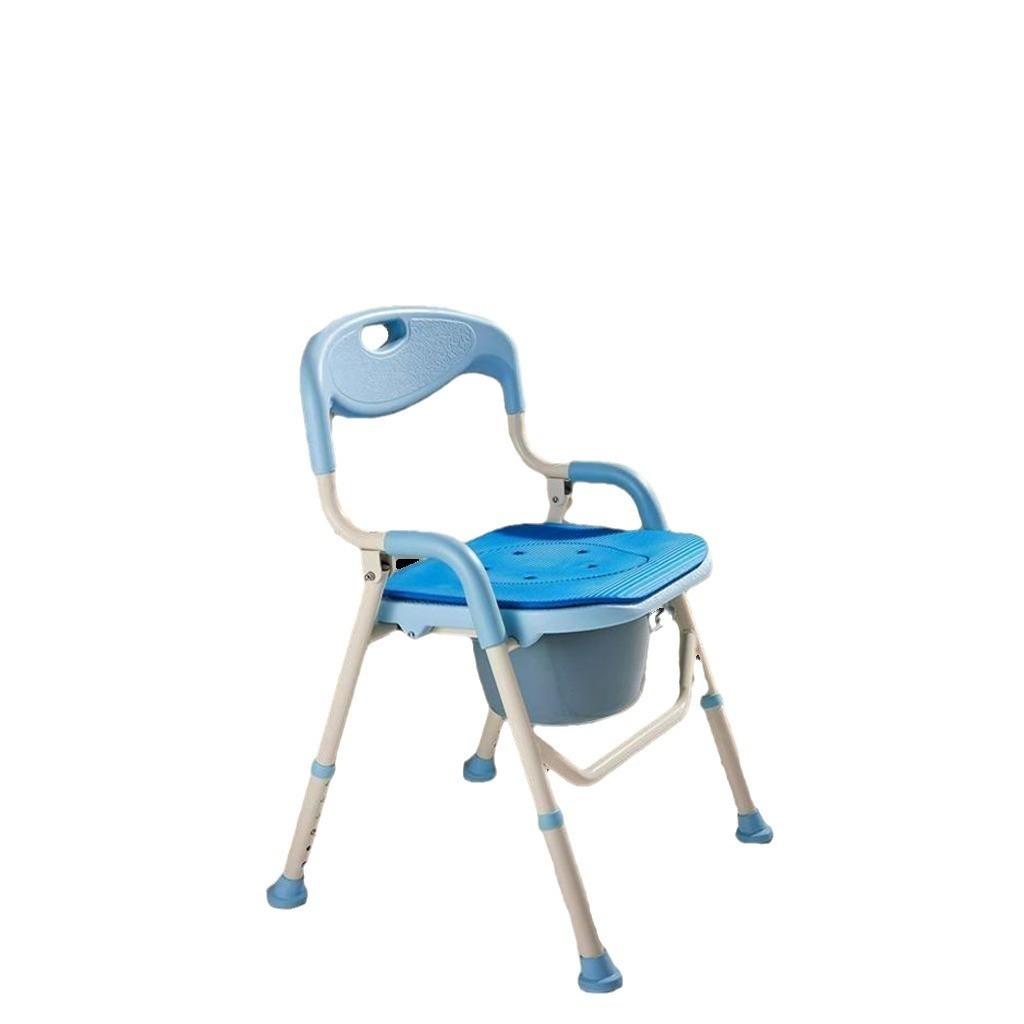Pregnant Women's Bathroom Shower Stool Adjustable Height Elderly Toilet Chair Foldable Elderly Shower Chair