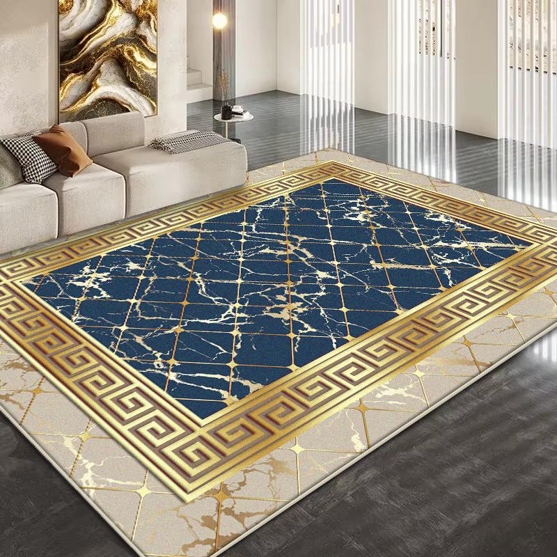 Luksusowe Duże Dywany do Salonu Dywan do Hali Willi w Stylu Europejskim Antypoślizgowy Dywan Dekoracyjny do Sypialni Zmywalna Mata pod Stoliki Kawowe