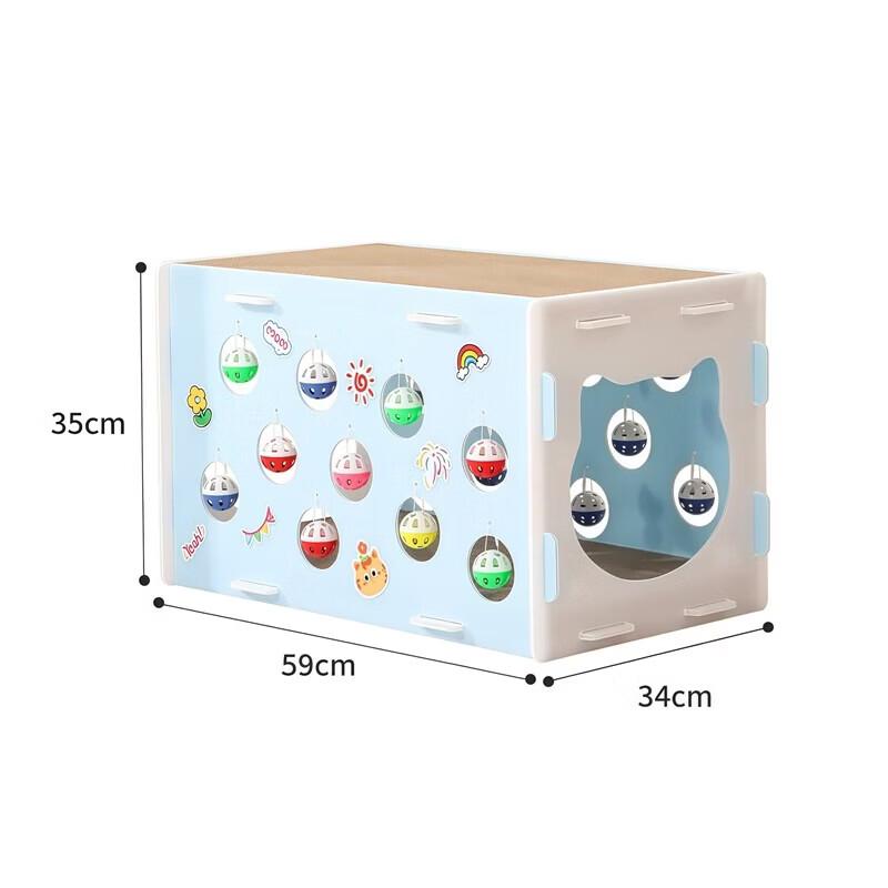 Interactive Cat Scratcher Play Tunnel & Cozy Bed