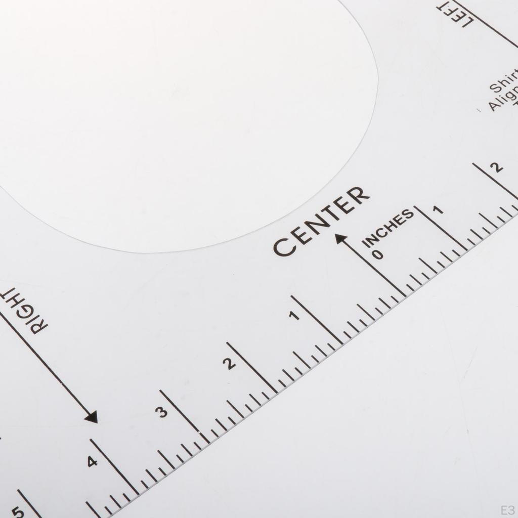 Ruler Guide for , T Shirt Rulers to Center Designs, Replacement T-shirt Applying and