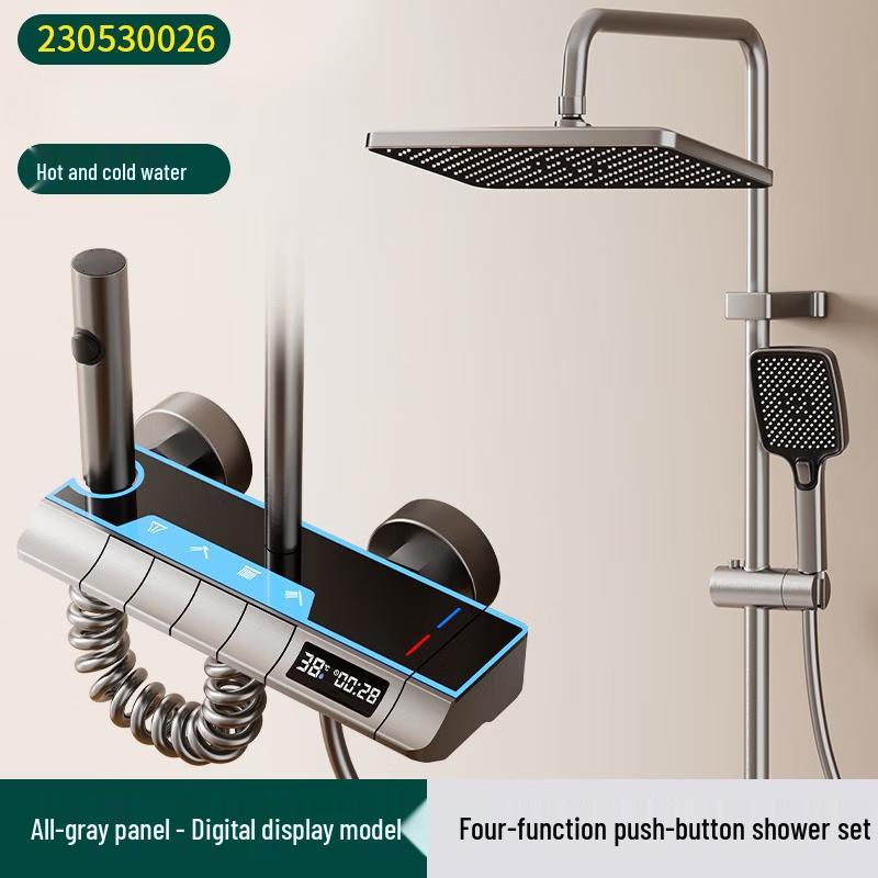 LANGZHIWEN Pressurized Bathroom Shower Set