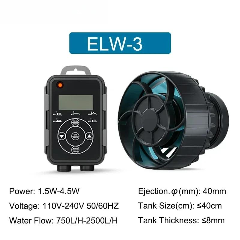 Jebao ELW Series Smart Wavemaker Pump with LCD Screen WiFi APP Control Aquarium Water Pump Cross Flow Circulating Pump