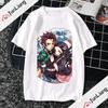 2023 Nové Léto Populární Unisexové Oblečení Japonské Anime Ghost Killing Blade Demon Slayer Unisexové Tričko Módní Ležérní