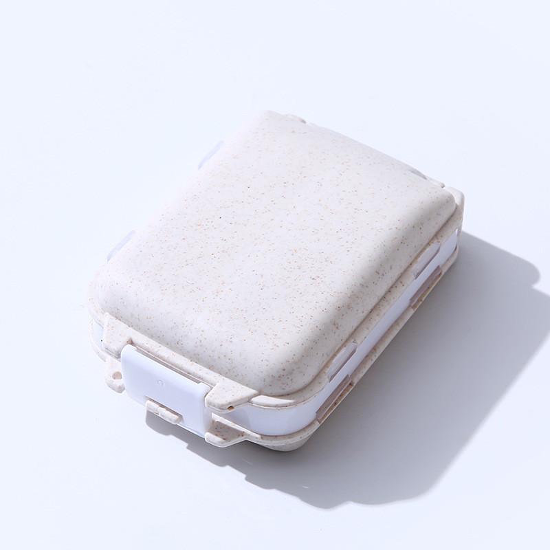 Compact Small Medicine Box With Dividers For Daily Medication Storage