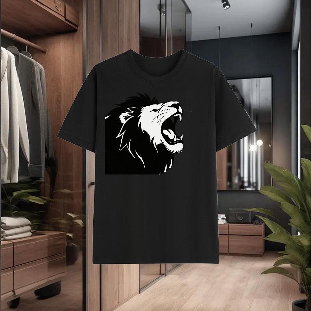 Men's 100% Pure Cotton T-Shirts Styles for Summer Are Loose - Fitting Breathable and Comfortable Offering an Ideal Choice