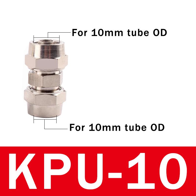 10Pcs PU-4 6 8 10 12 14 16 MM OD Hose Tube Connect PU Tube Direct Pneumatic Connector Quick Fast Twist Air Hose Tube Fitting