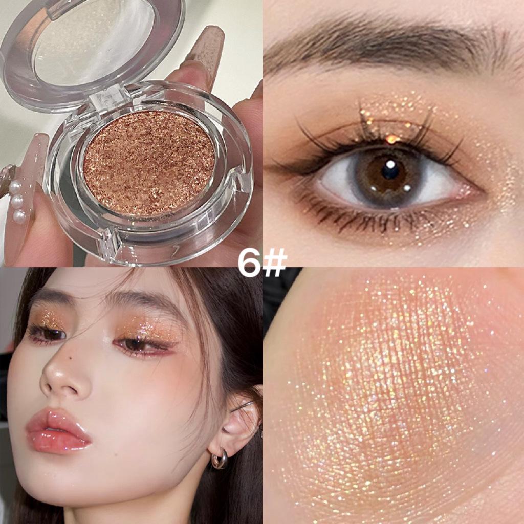 FAICCLA Fei Xi Shimmering Eyeshadow: Soft, Glutinous Texture with Bright, Highlighting Shimmer.