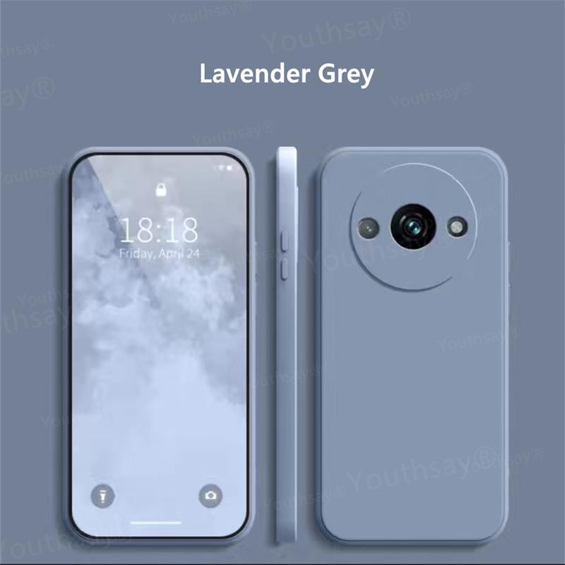 For Redmi A3 Liquid Silicone Case For Xiaomi Redmi A3 Cover Fundas Coque Soft TPU Protective Phone Back Bumper Redmi A3