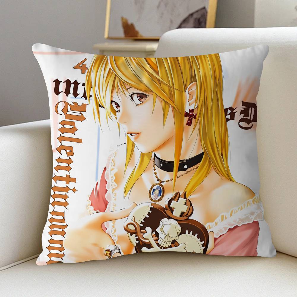 Классическое Аниме Тетрадь Смерти Наволочка Декоративная Наволочка Печатная Наволочка Для Дивана 16x16Inch