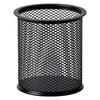 Container Desk Organizer Container Black Desktop Metal Pen Holders Mesh Pencil Cup Pen Case