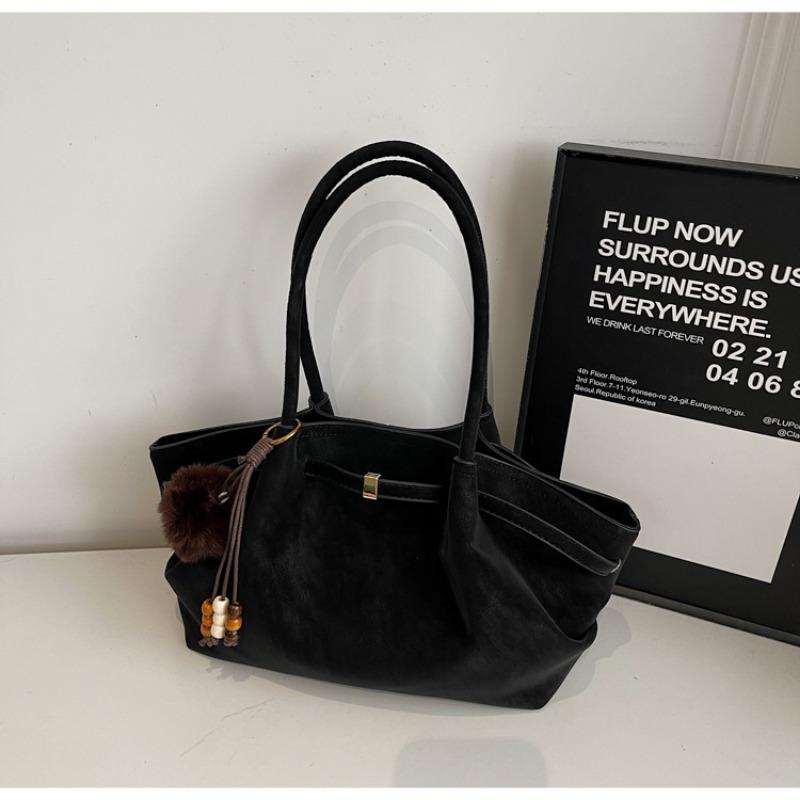 Large-capacity Underarm Bag, Fashionable Single-shoulder Bag for Women, Versatile and Popular Commuter Tote Bag