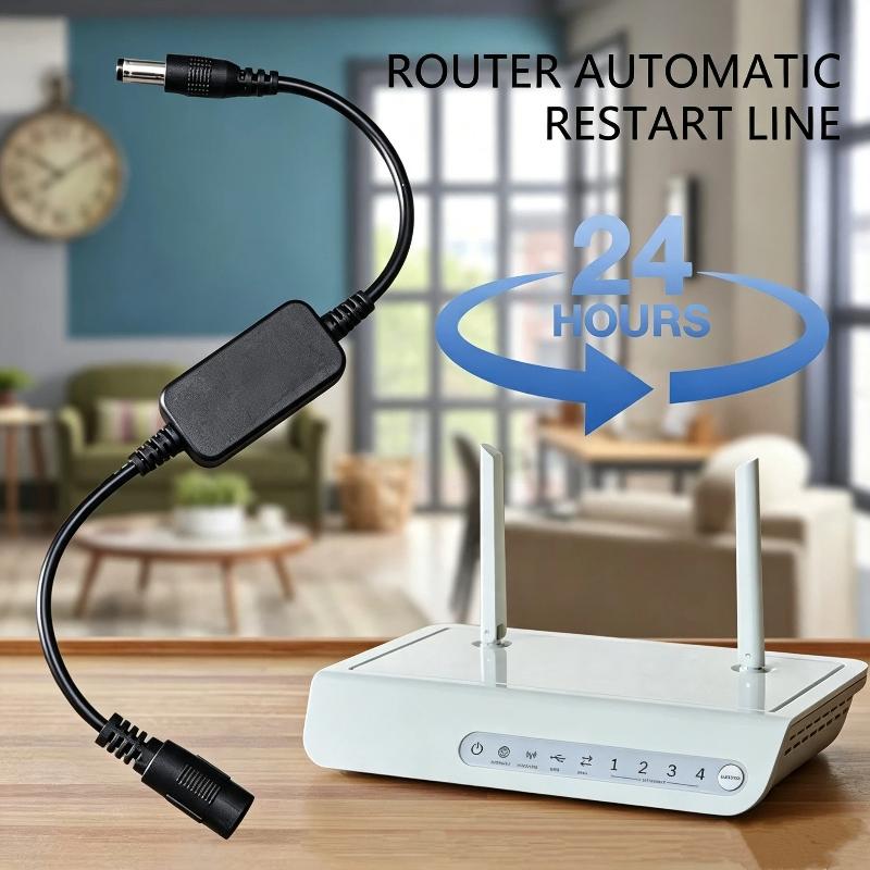 Cavo di Riavvio Automatico Router 24H Reset Automatico Supporto Multi-Tensione Per Router Wifi da Casa e Ufficio