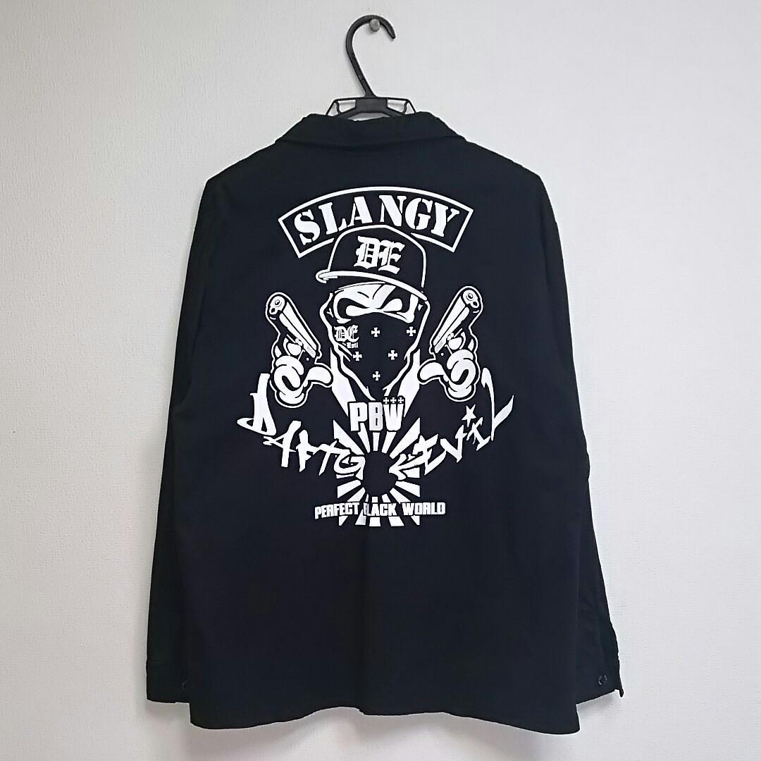 

[USED] For fans of Y2K, Achieve, and K-pop! Slangy/Gang Print Shirt