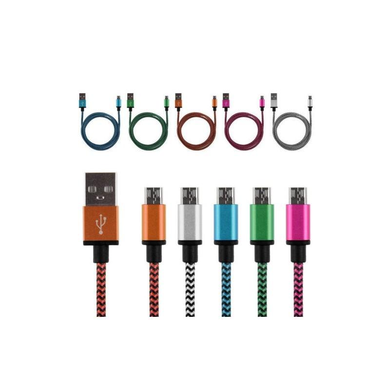 Timeless Design 3/6/10ft Aluminum Braided Micro Usb Data Sync Charger Cable For Your Android Phone