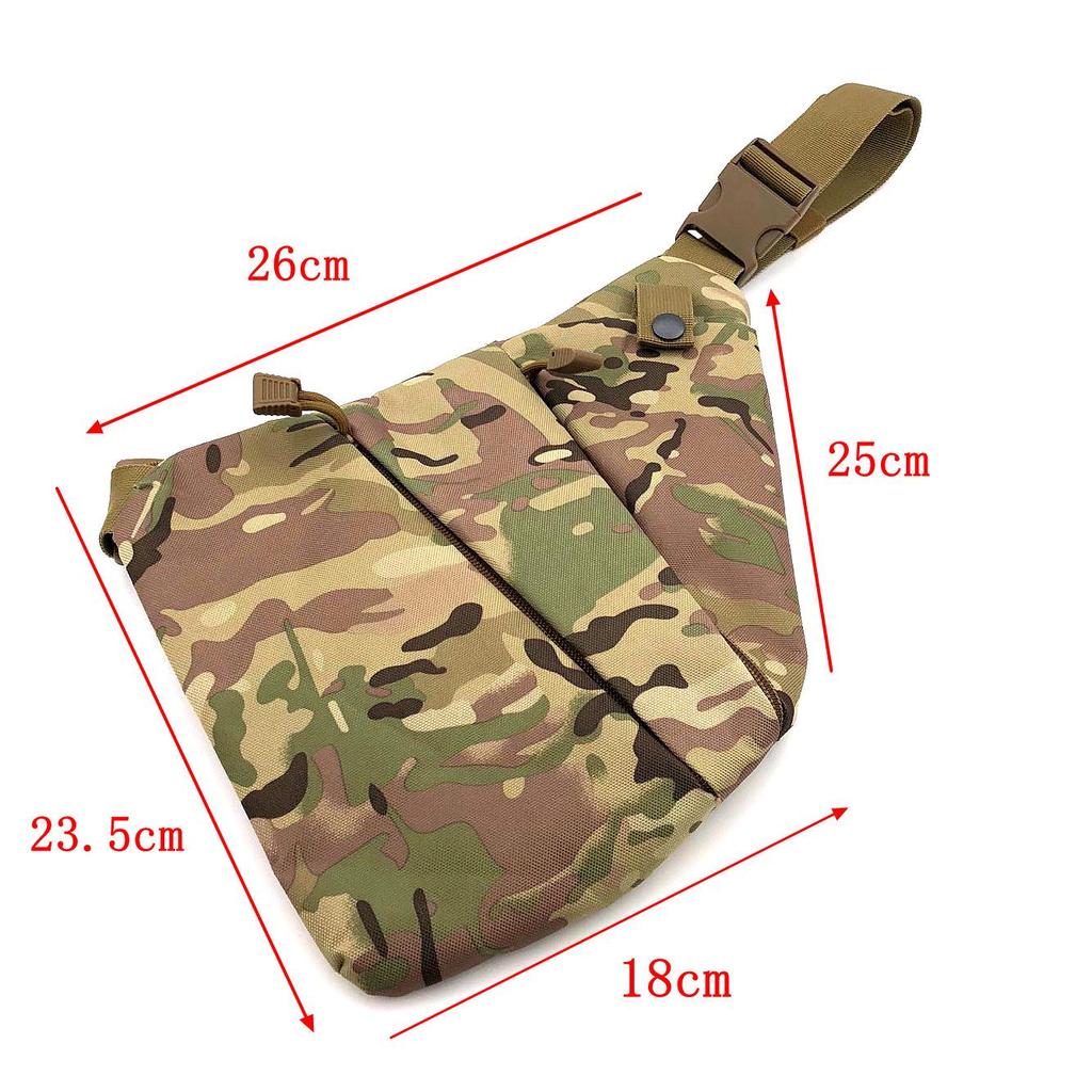 Men's Outdoor Tactical Crossbody Chest Bag: Multifunctional, Anti-Theft, Single Shoulder Holster
