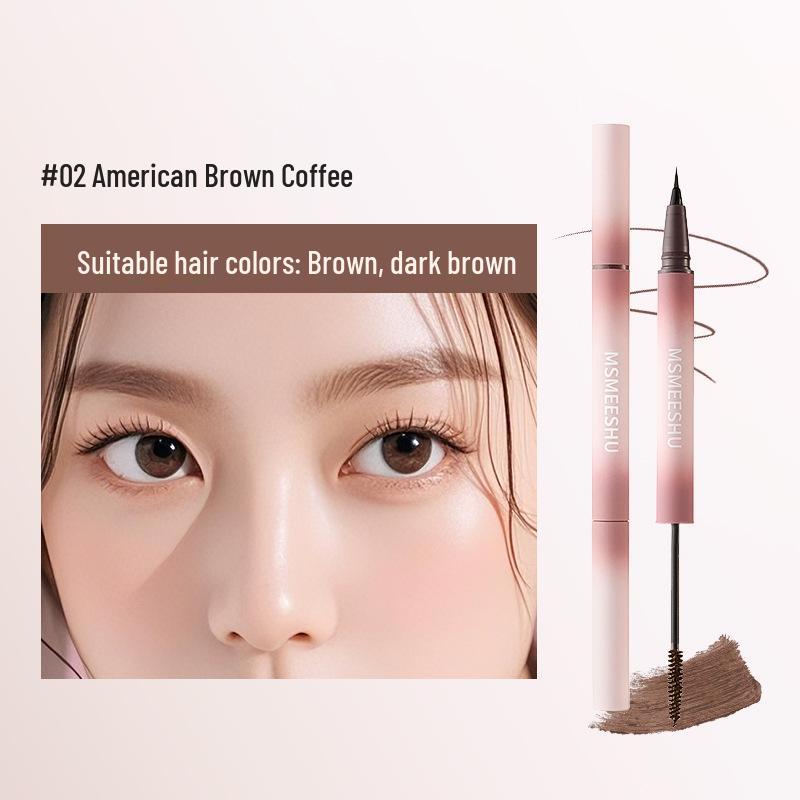 Eyebrow Pencil & Tinted Gel: Honey Bundle Double-Ended 3D Pencil for Natural, Long-Lasting Brows with Dual Effects.