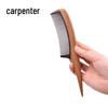 Tan Mujiang Natural Wood Pointed Tail Comb for Women