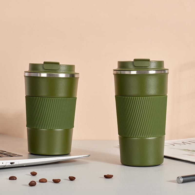 316 Stainless Steel Smart Display Insulated Coffee Mug, Large Capacity with Custom Logo