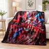 AC Milan Printed Flannel Blanket Warm Comfort Bed Throw For Indoor Home Decoration