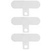 1-10PCS Sturdy TPU Cellphone Lanyard Gasket Pads Universal Flexible Phone Replacement Part Hanging Strap Patches Cord Clip