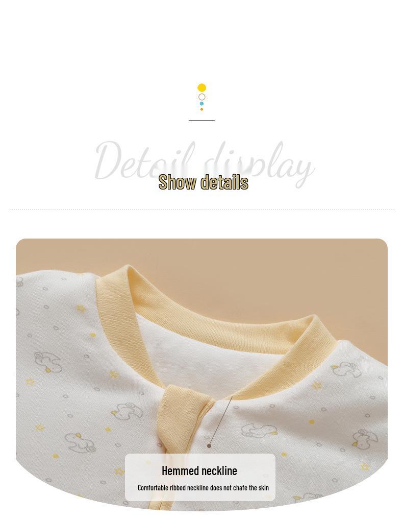 Thickened Warm Antibacterial Cotton Footed Toddler Sleeping Bag Blanket (No. 1000)