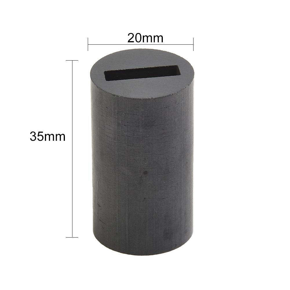 Boquilla de Carburo de Boro de 35×20 mm Boquilla de Chorro de Arena Boquilla de Chorro de Arena por Aire Boquilla de Chorro de Arena de Carburo de Boro con Agujero Plano de 15*4 mm