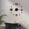 Stylish 3d Diy Coffee Cup Acrylic Mirror Wall Sticker Clock With Timeless Design