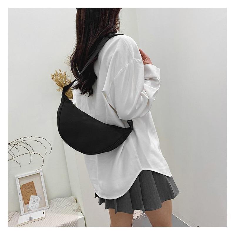 Summer Simple Dumpling Bag Foreign Air Network Red Crossbody Bag Trend Nylon Korean Version Casual Shoulder Bag