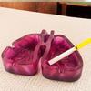 Decorative Ashtray with Distinctive Human Lungs Shape Enhances Your Environment