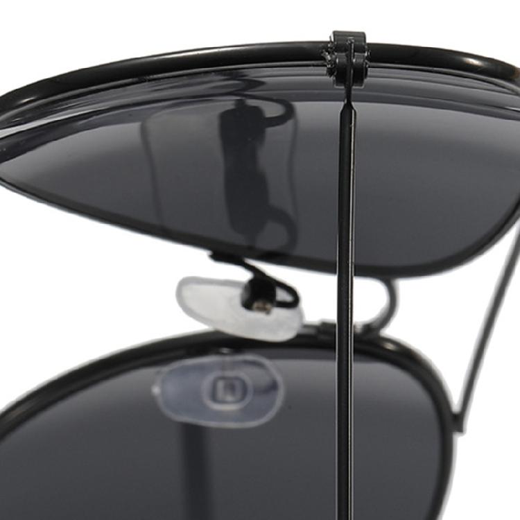Elegant Metal Frame Pilot Sun Glasses Shatterproof PC Lens UV400 Sunproof Glasses For Women Men Driving And Cycling