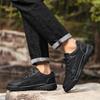 Fashion New Walking Shoes Men Non-Slip Leather Treking Footwear Leisure Lace Up Mens Casual Shoes Outdoor Male Sneakers Hiking Shoes