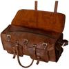 Handgefertigte Reisetasche aus Leder, Vintage Leder Sporttasche, Wochenendtasche