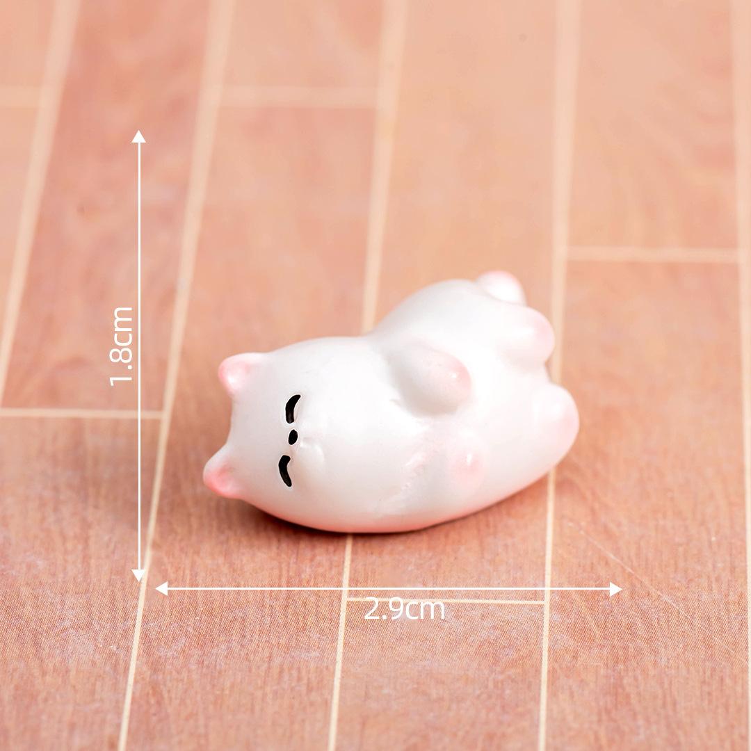 

Микроландшафт Милая собака Самоед Кукла Украшение Сделай сам Украшение детского домика Настольное украшение Украшение для автомобиля Samoyed 5pcs