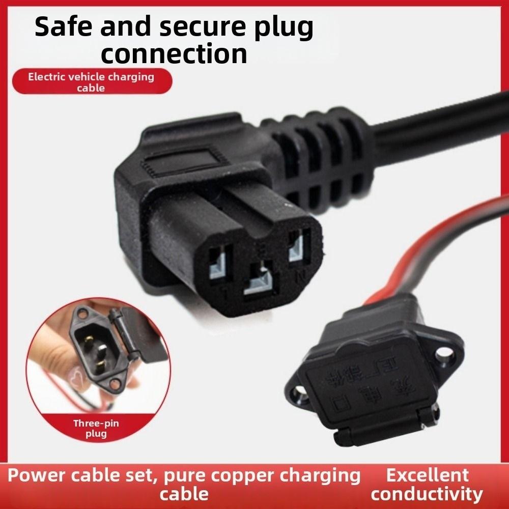 Accessori Cavo Angolare Testa Porta di Ricarica Veicolo Triciclo Elettrico Multistili
