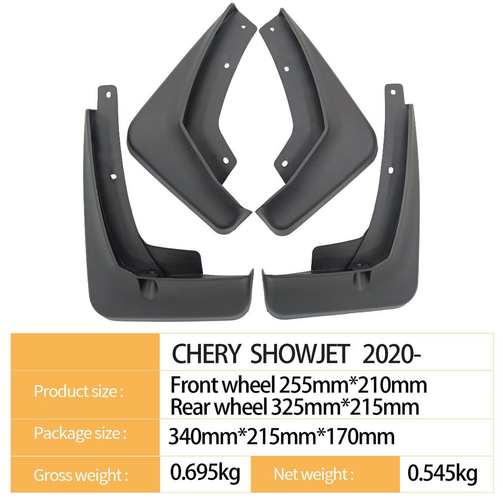 Garde-boue de pneu Chery Showjet 2020 pour le commerce électronique transfrontalier
