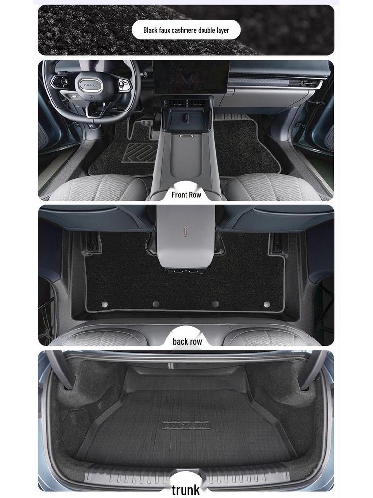 Lynk & Co 07 TPE Floor Mats Full Coverage 2024 Model Interior Accessories